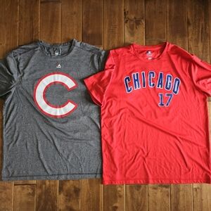 BUNDLE: TWO Chicago Cubs Kris Bryant t-shirts size XL